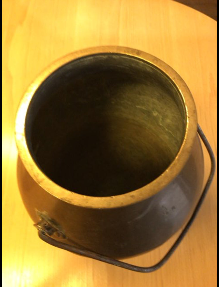 Mælkespand i kobber